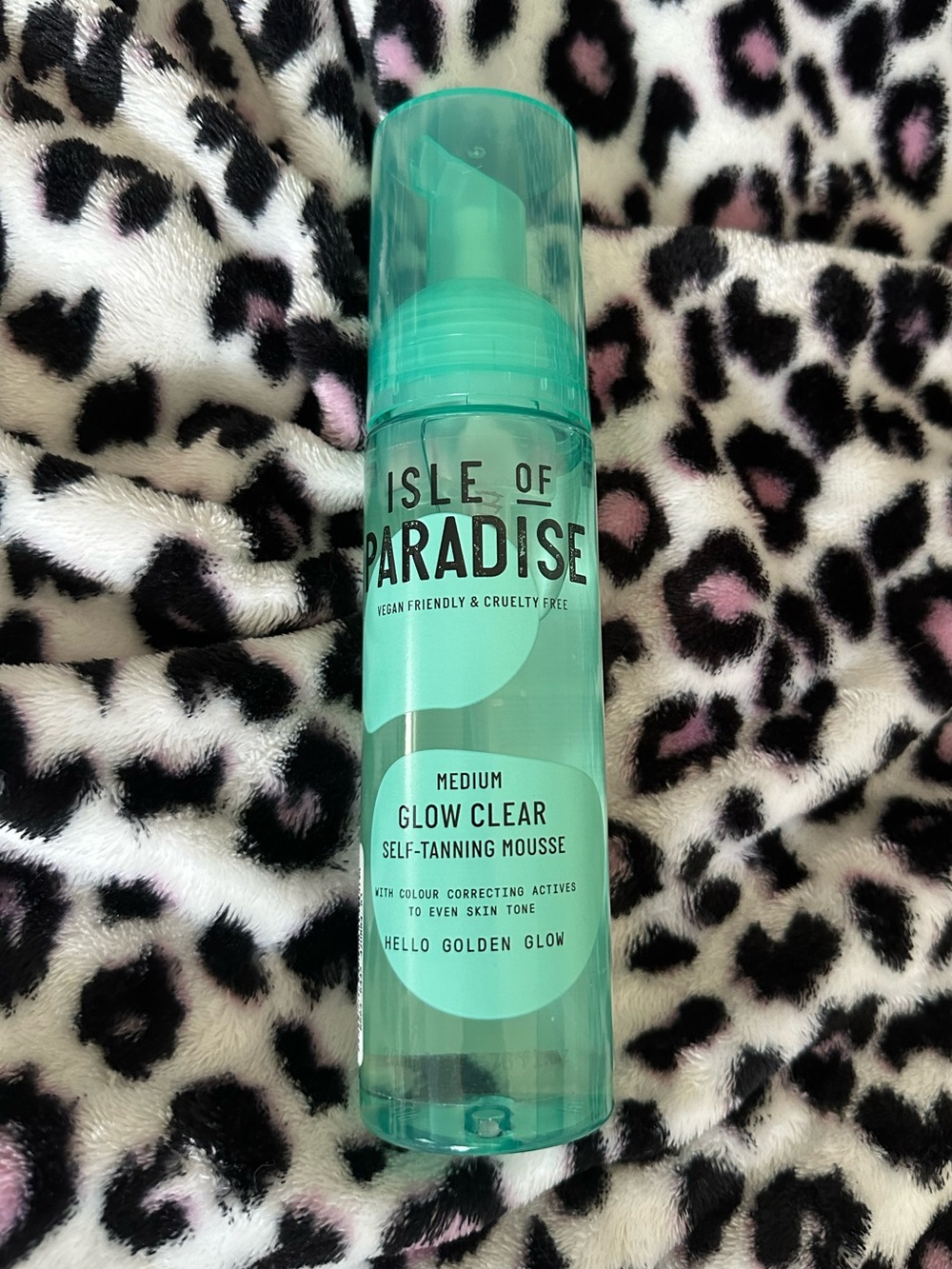 Isle Of Paradise Glow Clear Self Tan Mousse Medium New